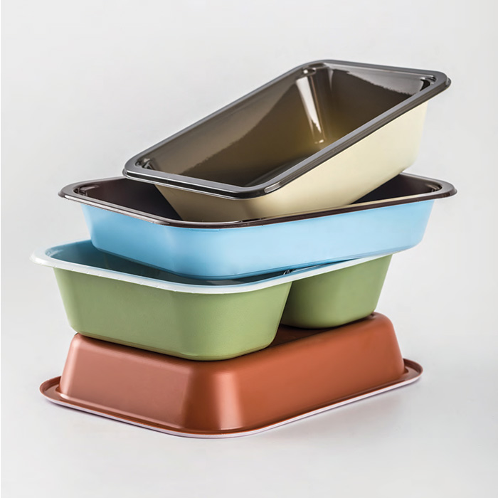 Trays for food PP-APET-CPET